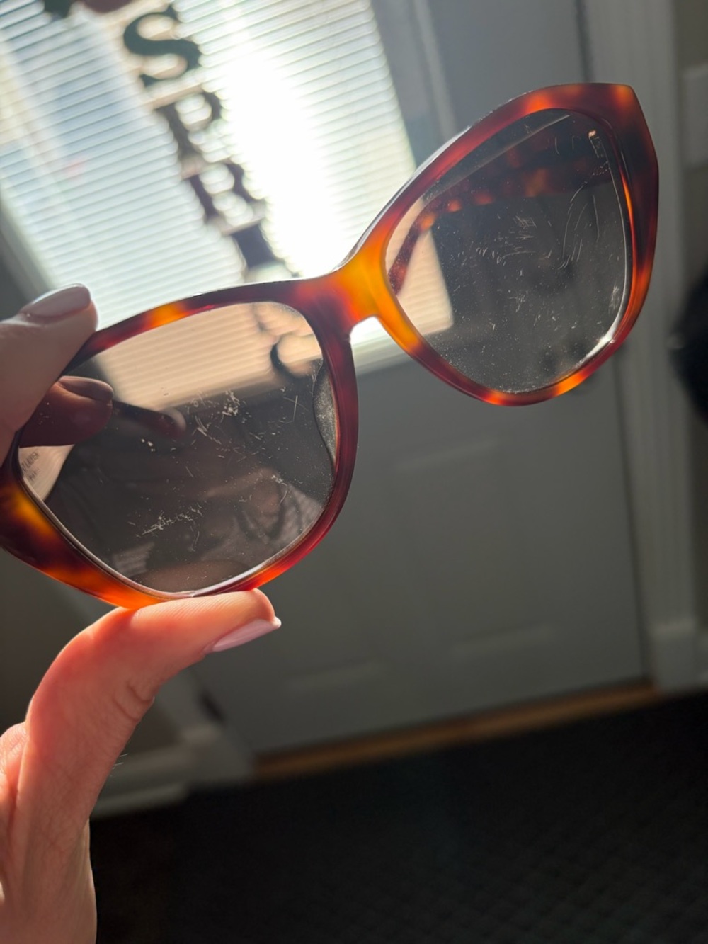 YSL Tortoiseshell Cat Eye Sunglasses - Brown